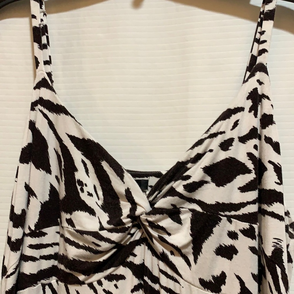 COPY - SOMA MAXI SUN DRESS BRN/WHITE ANIMAL PRINT SZ XL
